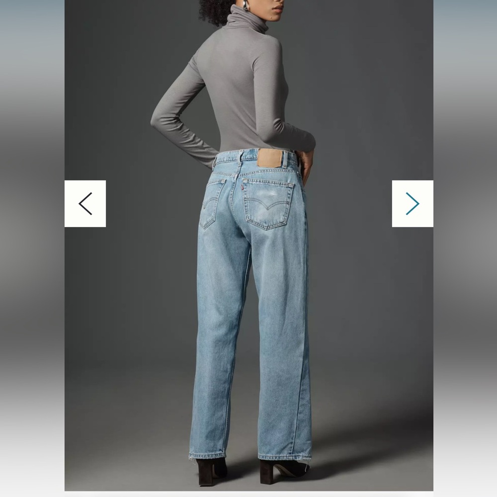 aligrace 90s High-Rise Wide-Leg Jeans